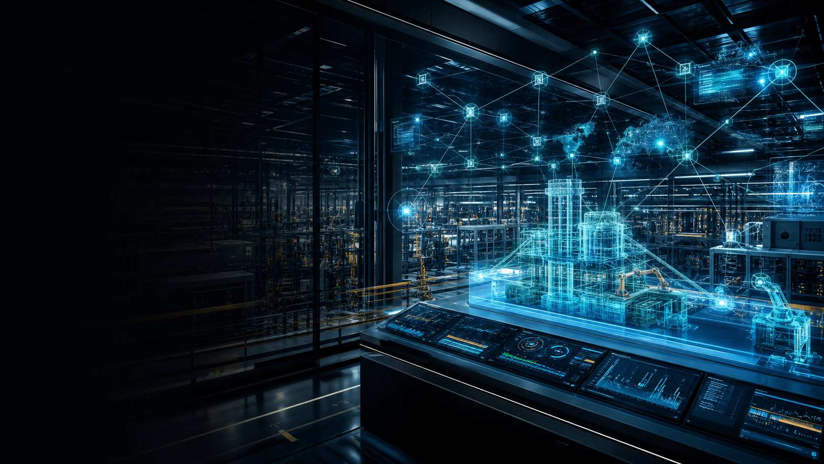 Datatech industrial Web3 smart factory command center